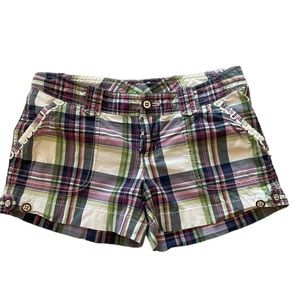 Juicy Couture vintage madras shorts